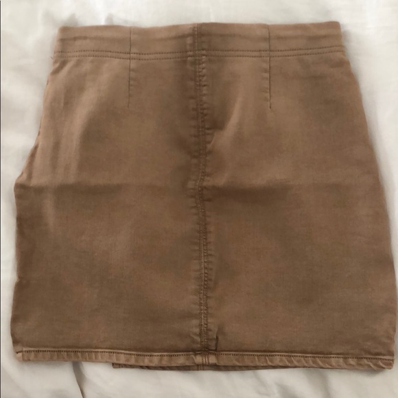 Free people camel mini skirt - Picture 4 of 4